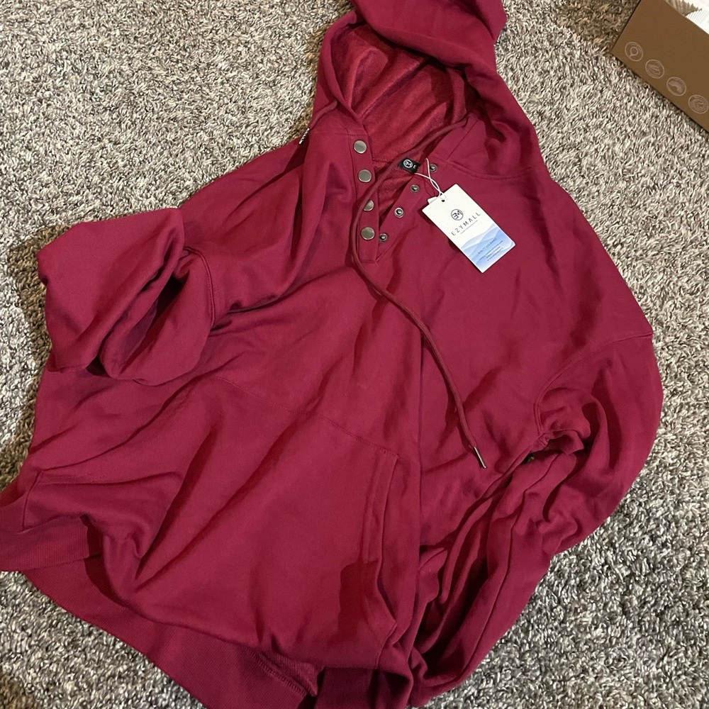 Jacket hoody with tags